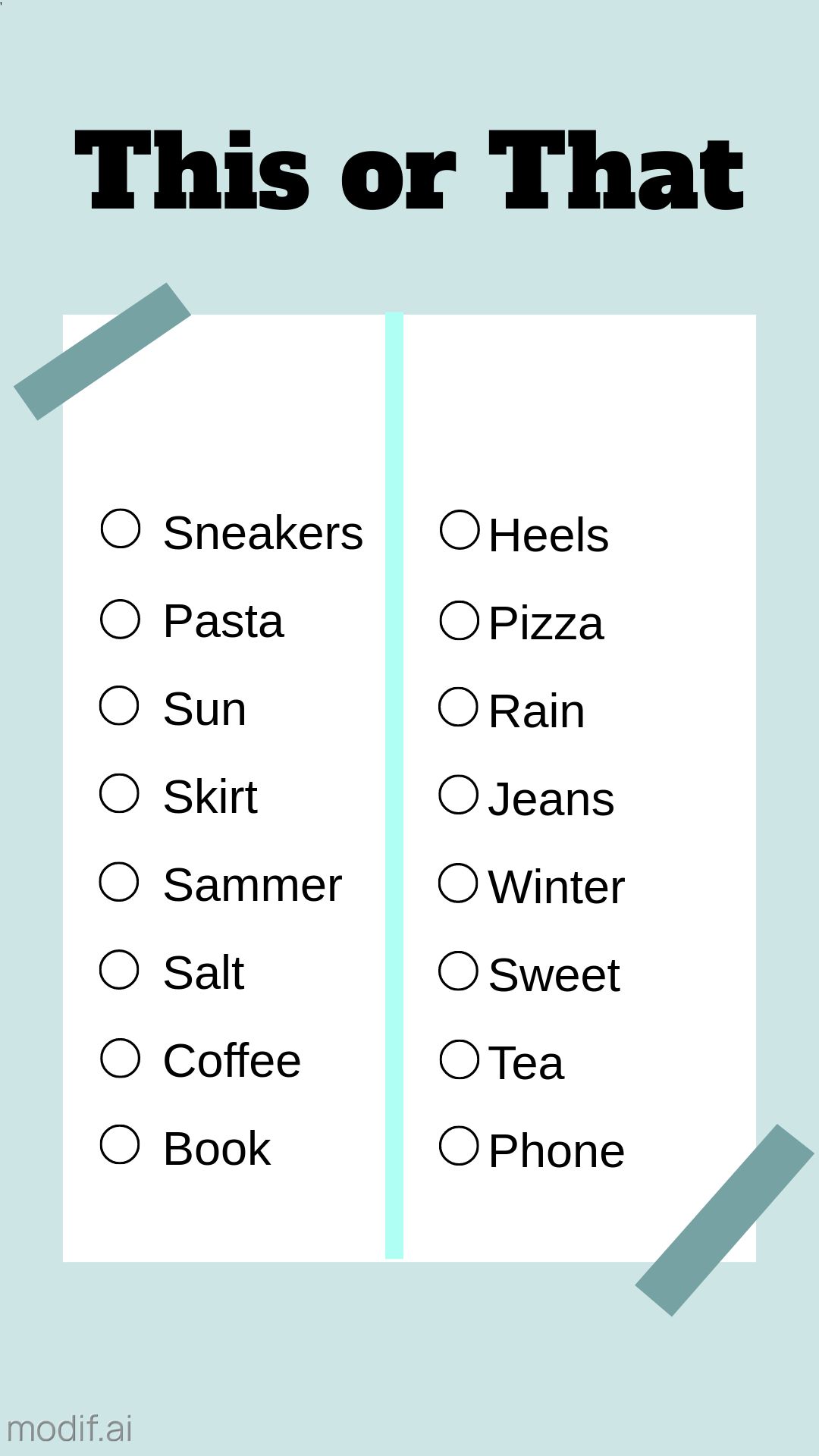 Stunning This Or That Templates For Instagram Story