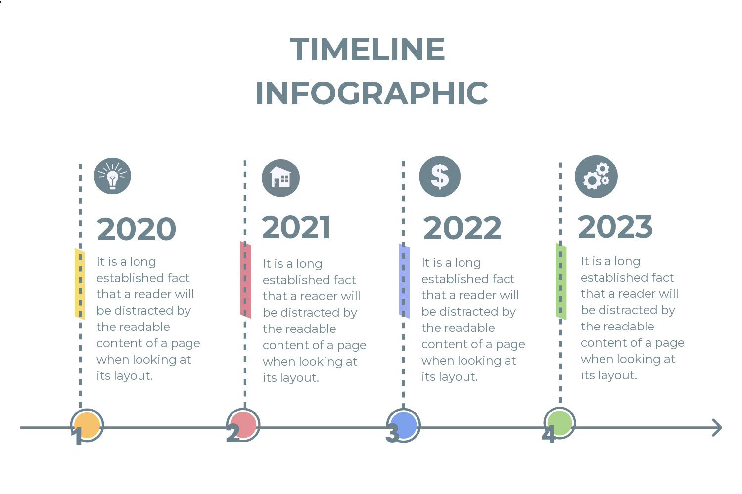 Amazing Infographic Templates For Presenting A Timeline