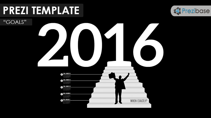 new year resolution prezi template personal business goals