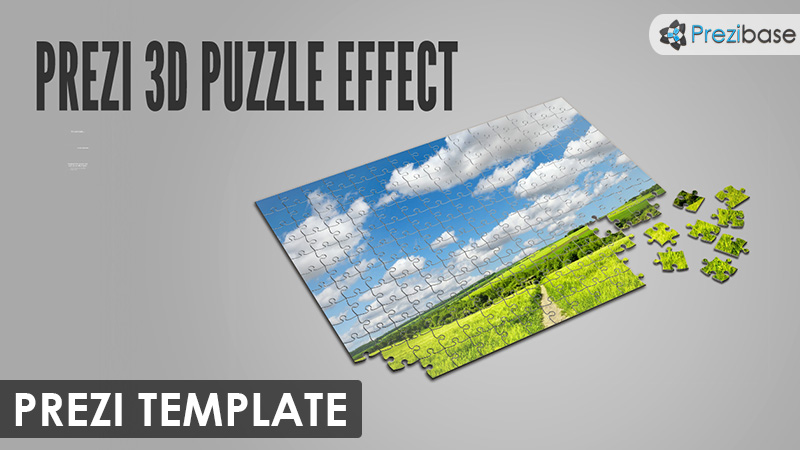 3d puzzle effect prezi template
