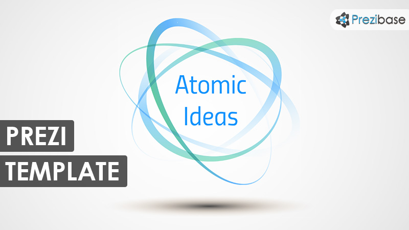 atomic shape nuclear simple prezi template