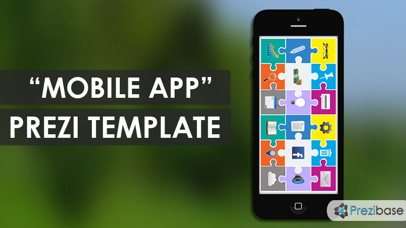 mobile app prezi template