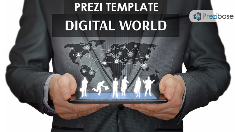 digital world business prezi template ipad