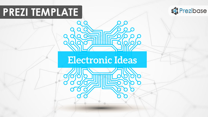 electronic ideas technology circuit board microchip processor prezi template