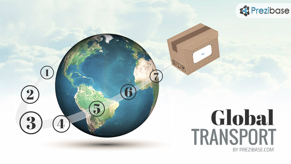 Transport around the world prezi presentation template
