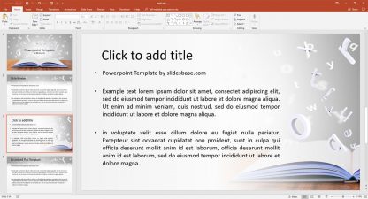 Open Book Presentation Prezi Template 