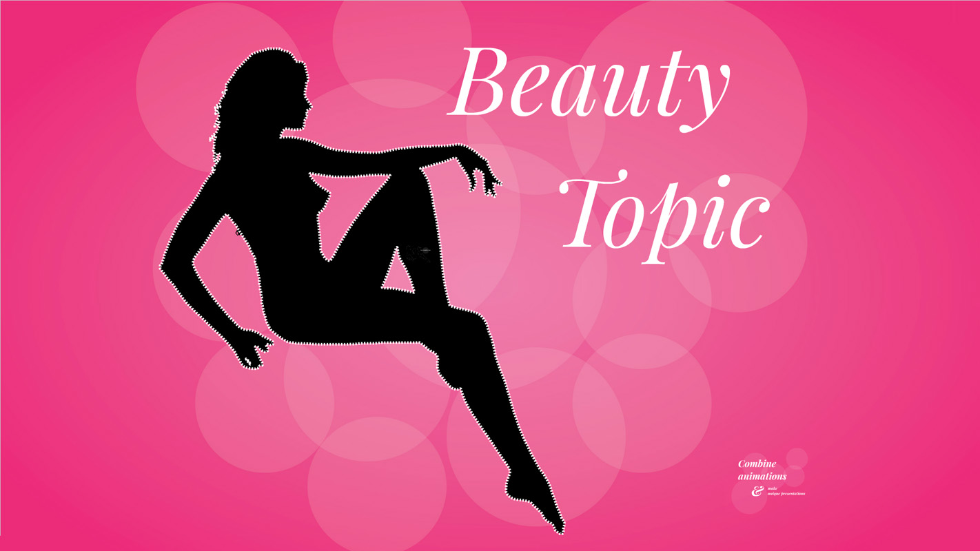 Beauty topic Prezi template