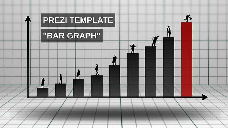 Business Bar Graph Prezi Template