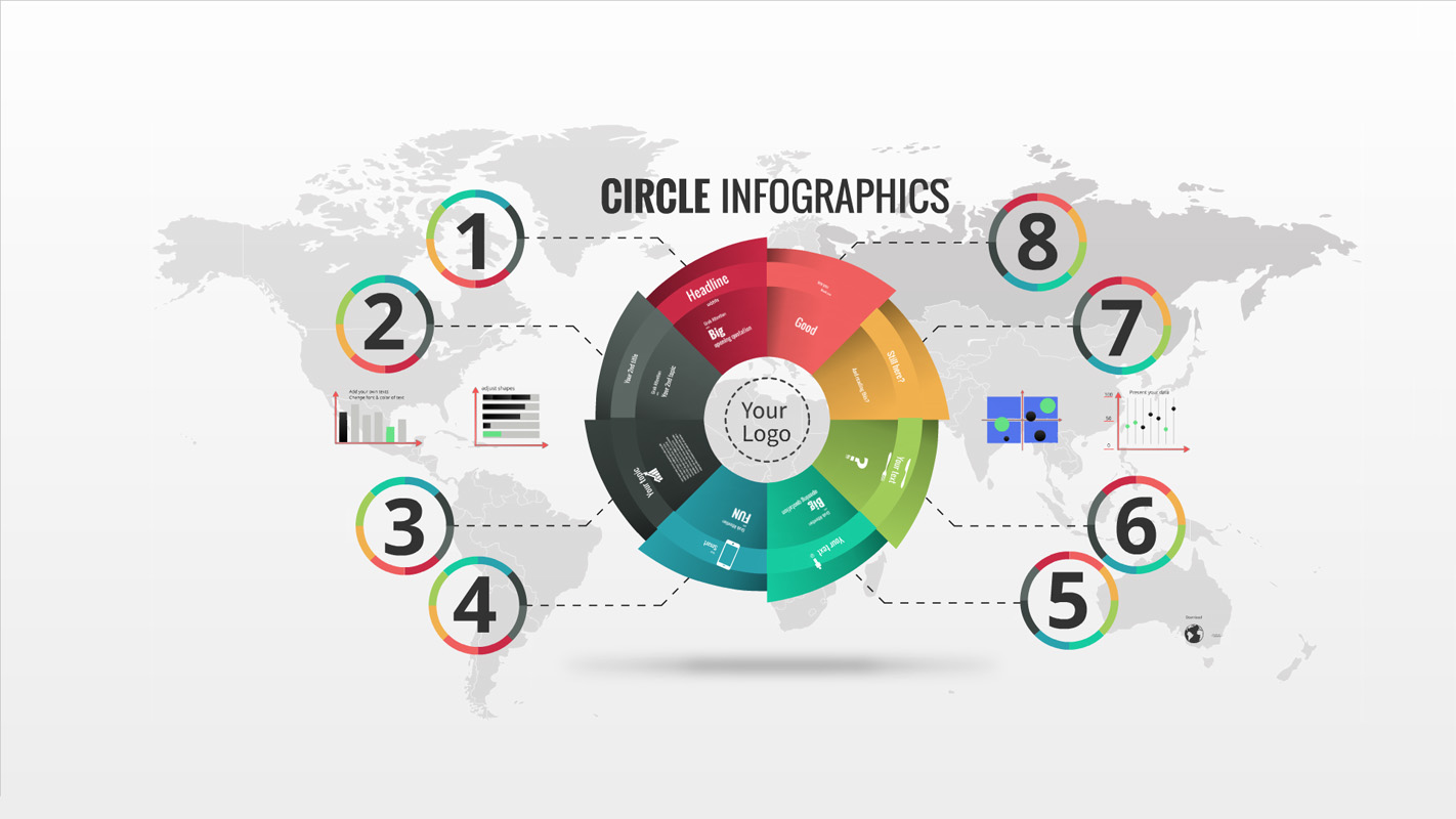 Circle Infographics Prezi Template