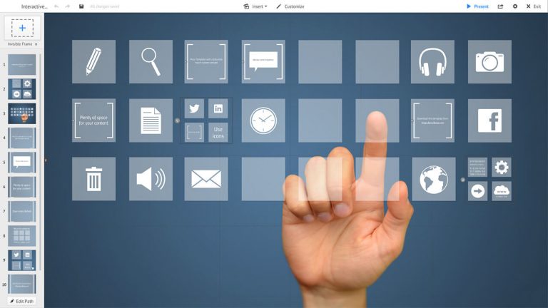 Interactive Media Prezi Template | Prezibase
