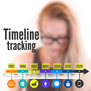 timeline tracking Prezi template