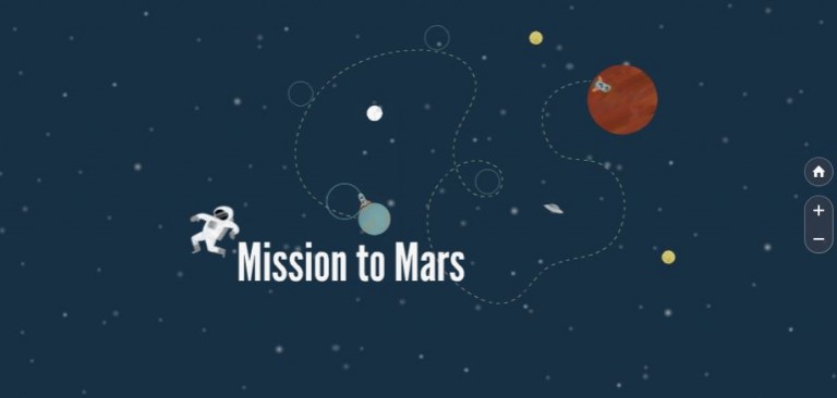 Mission To Mars Free Prezi Presentation Template | Prezibase