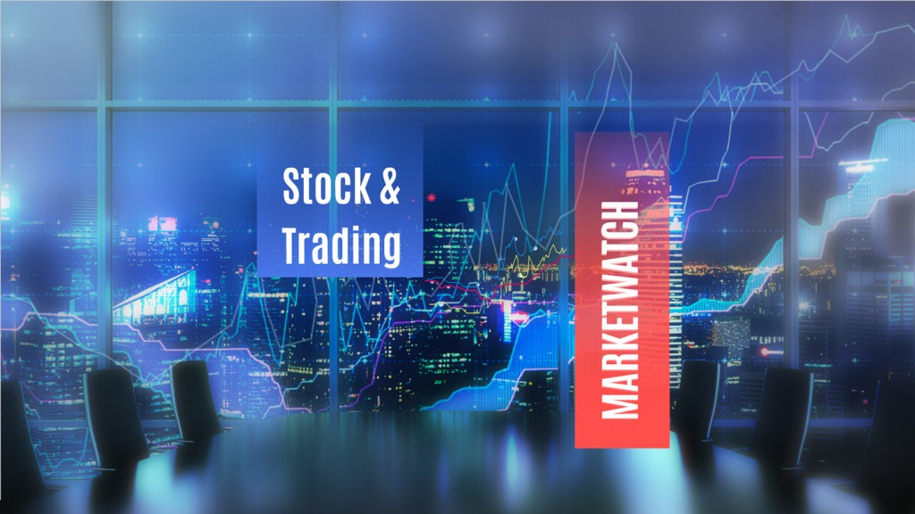 Stock and trading Prezi template