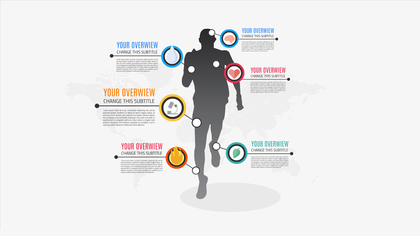 man running sports infographic maker