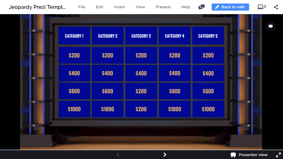 Jeopardy Powerpoint Game Template