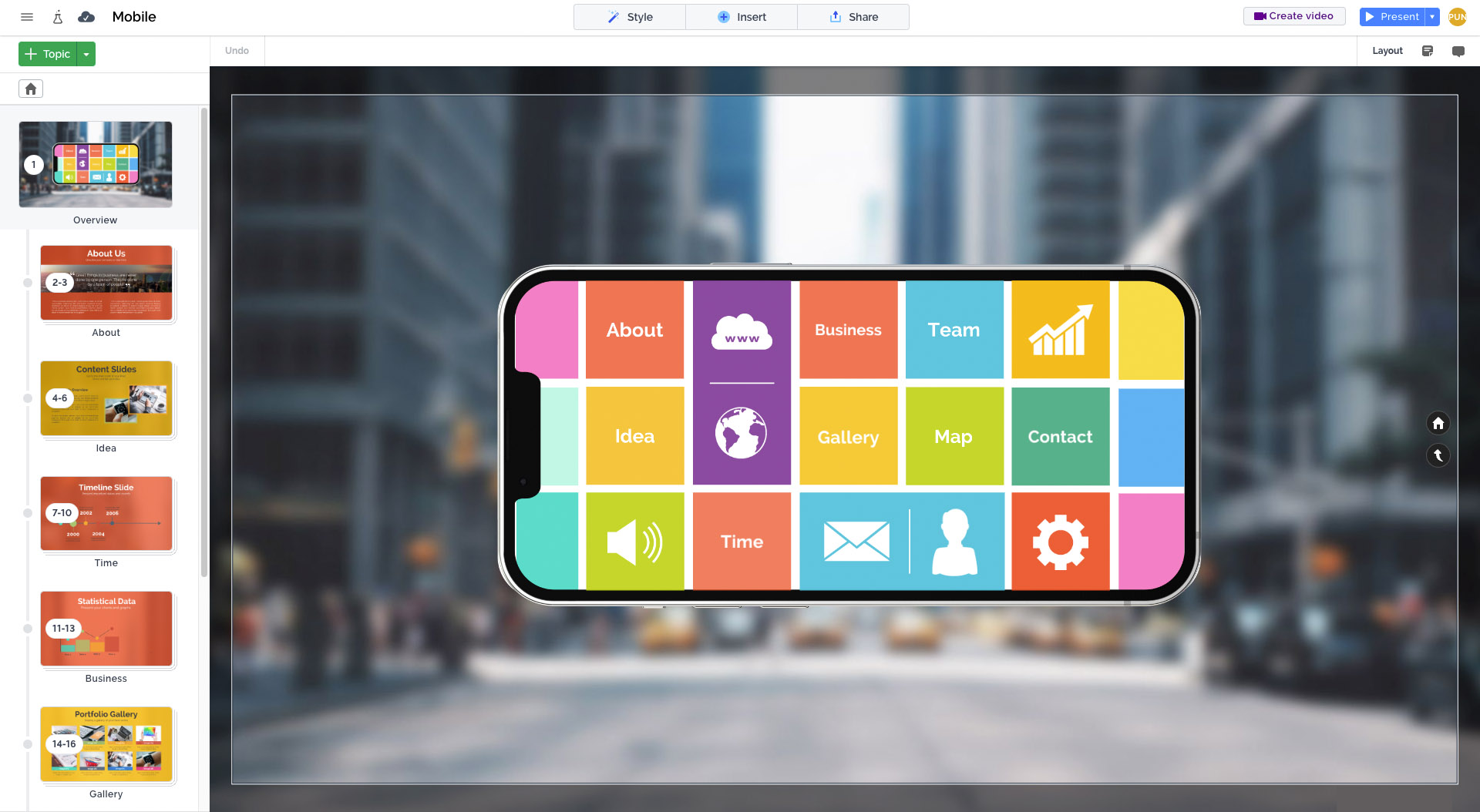 IOS-iphone-x-app-screen-promotion-colorful-tiles-prezi-presentation-template