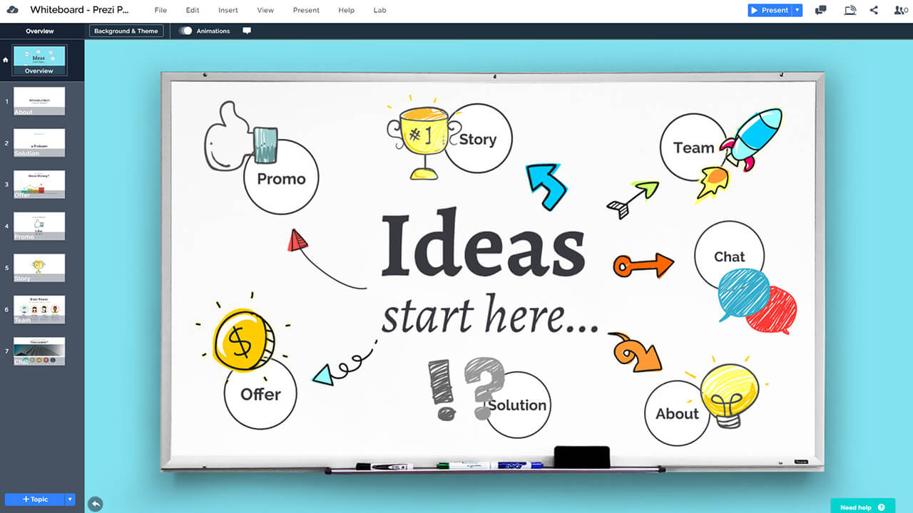 prezi online presentation maker free