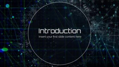 Technology Network Presentation Template | Prezibase