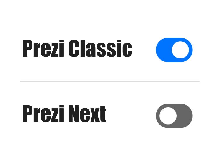 convert a prezi next to prezi classic