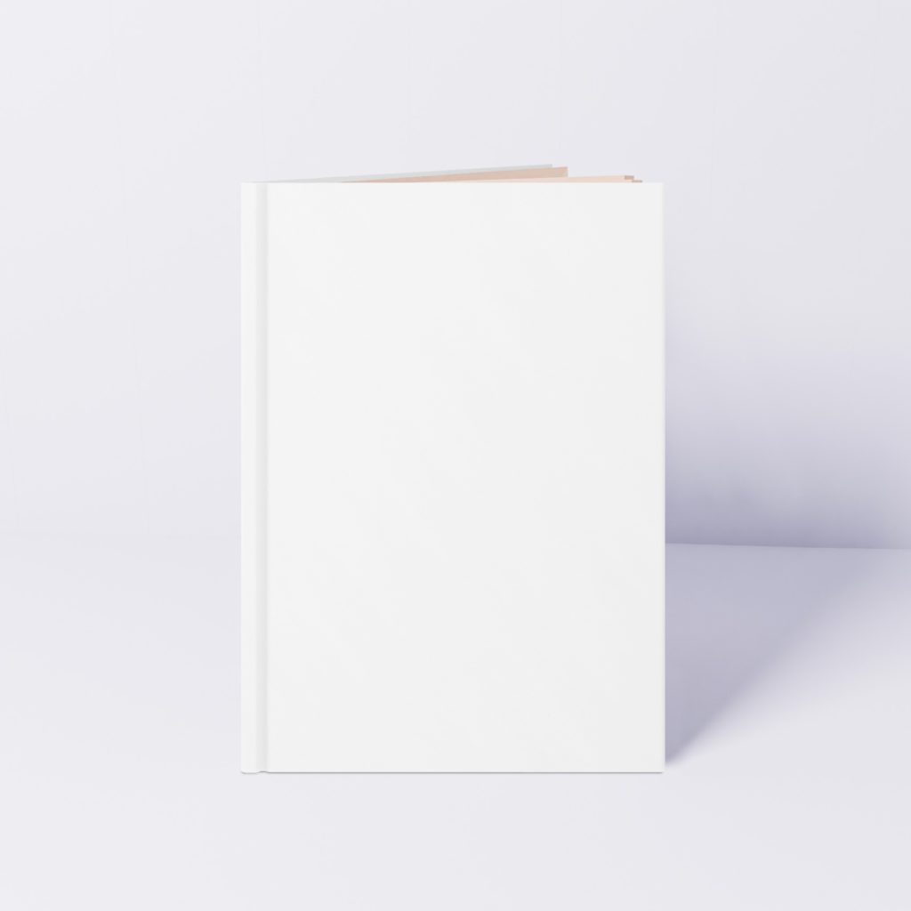 The notebook stands on a white background.