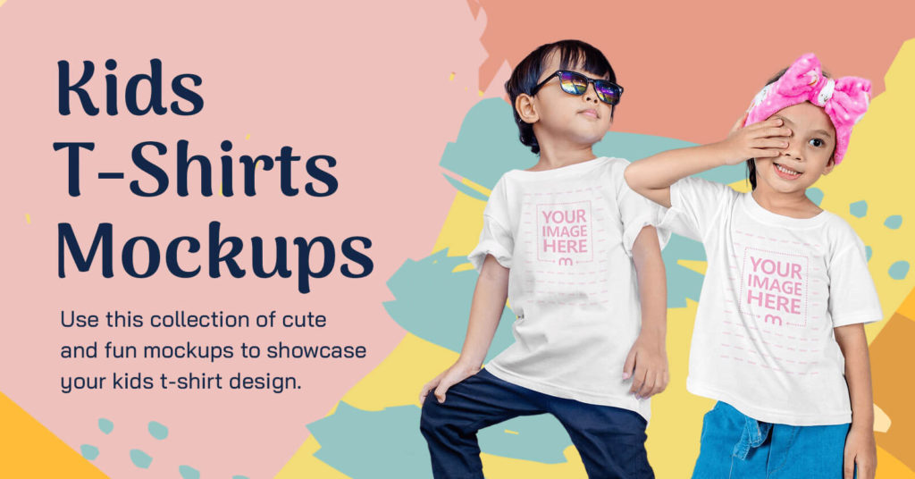 10 Adorable Kids T-Shirt Mockups | Prezibase