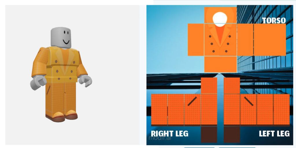 This is not a traffic cone, this is a clothing template for your own Roblox avatar. Check out the cool orange and plaid pants Roblox outfit template.