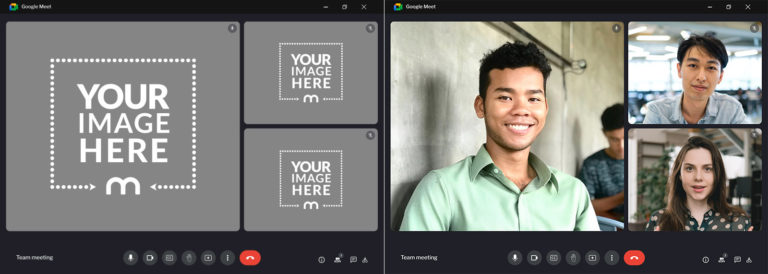 Video Meeting Mockup Generator [Google, Zoom, Skype & More]