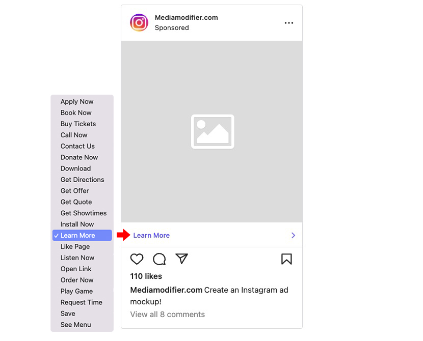 Instagram Profile Mockup (Mobile) - Mediamodifier