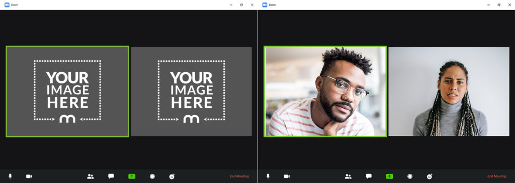 Video Meeting Mockup Generator [Google, Zoom, Skype & More]