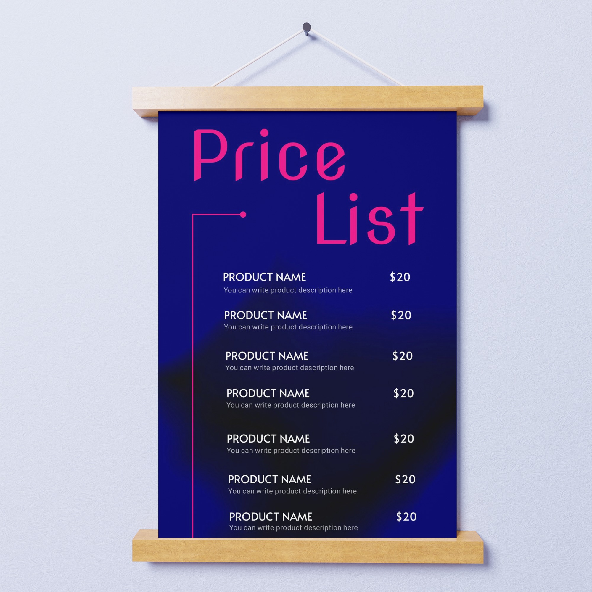 creative price list designs