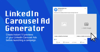 LinkedIn Carousel Ad Mockup Generator