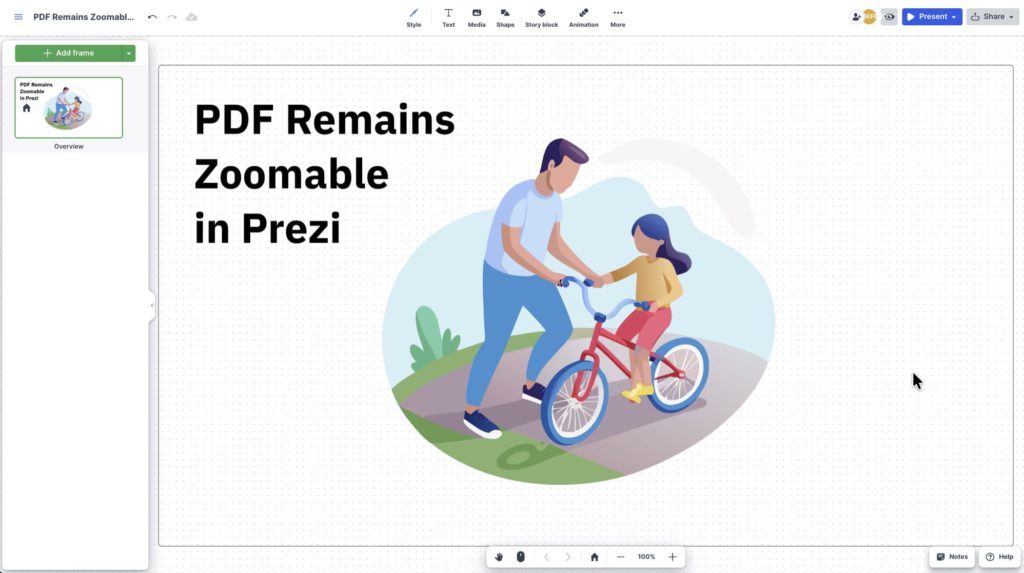 svg in prezi