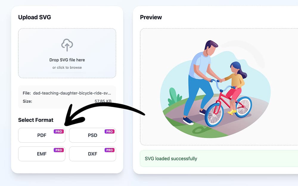 svg to pdf converter
